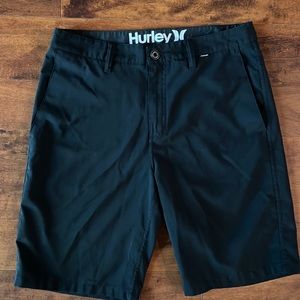 Hurley Men’s Hybrid Shorts - Size 30, Black, Quick Dry, EUC